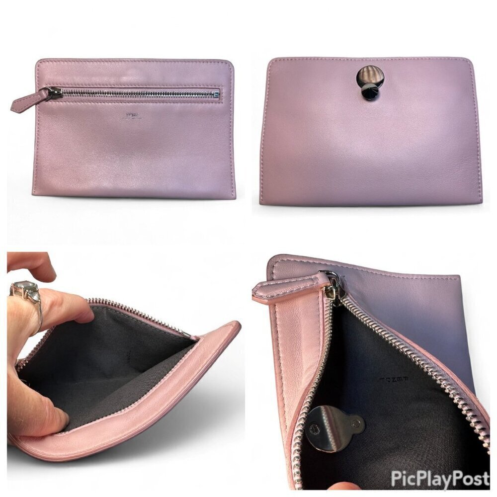 FENDI Dotcom Click Quilted Chain Shoulder Bag Peonia Pink (w detachable pouch) - Picture 11 of 16